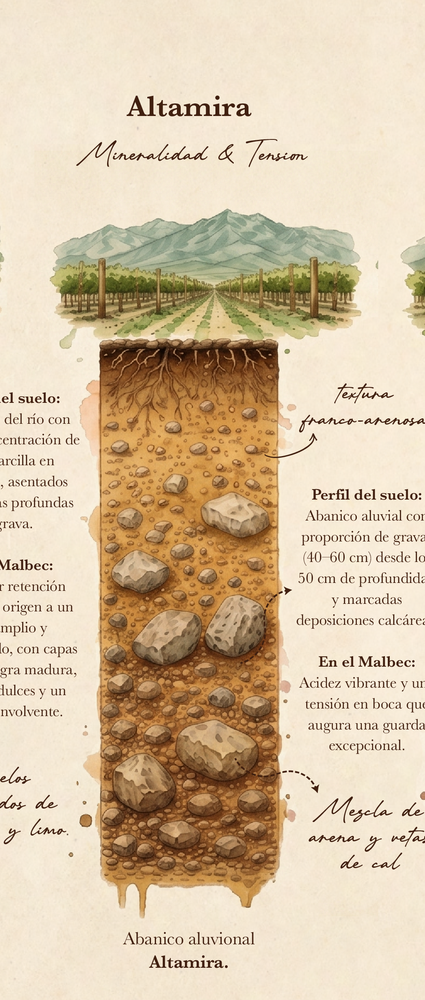 Perfil de suelo de Altamira
